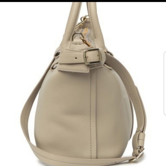 🆕️Theory T Bar leather bag, light grey - Picture 4 of 8